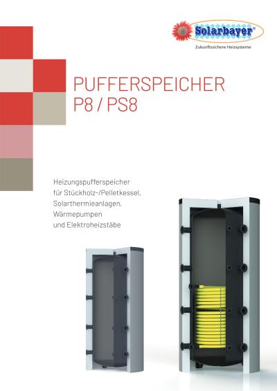 Prospekt Solarbayer Pufferspeicher P8-PS8