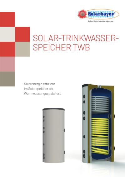 Prospekt Solarbayer Trinkwasserspeicher TWB