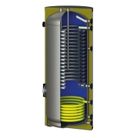 Solarbayer heat pump solar DHW tank WP-500, high performance DHW cylinder