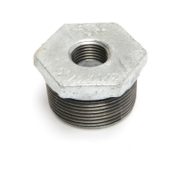 restricted fitting 1" AG  x 1/2" IG Red-piece (DN 25 x DN 15), galvanized