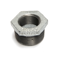 restricted fitting 2" AG  x 1 1/2" IG Red-piece (DN 50 x DN 40), galvanized