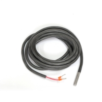 Temperature sensor PT1000 1,5m Silicon Short collector sensor (black)