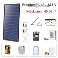 Solarbayer Plus AL Solarpaket 14  Ziegel Gesamtfläche Brutto 40,04 m2 vertikal