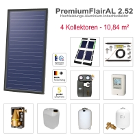 Solarbayer FlairAL in-roof solar package 4 double-row, total gross area: 10,08 m2