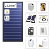 Solarbayer FlairAL Indach-Solarpaket 9 1-reihig, Gesamtfläche Brutto: 22,68 m2