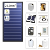 Solarbayer FlairAL Indach-Solarpaket 10 1-reihig, Gesamtfläche Brutto: 25,20 m2