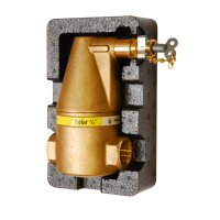 Air separator solar 3/4" F incl. EPP thermal insulation
